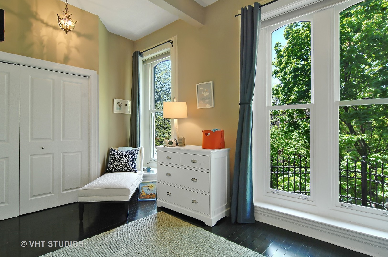 2017 North Sedgwick Street Chicago, IL 60614 - Photo 14 of 30 a view of a bedroom with furniture and window