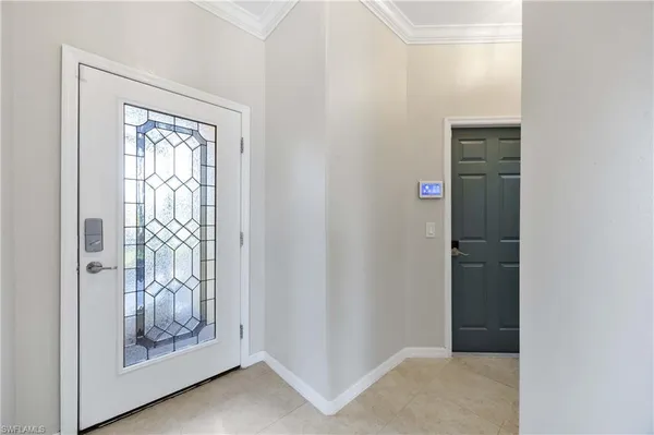 a view of front door
