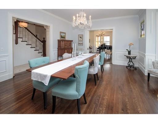 929 Beacon Street Newton, MA 02459 - Photo 8 of 36 a view of a dining room with furniture and wooden floor