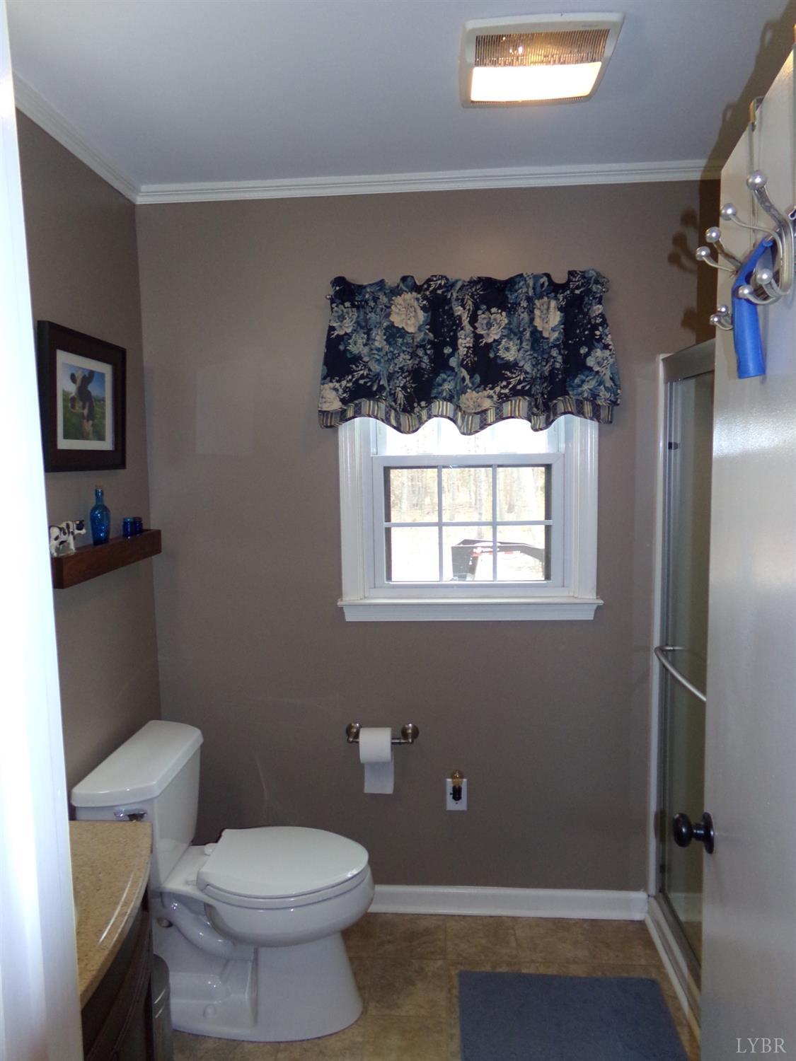 671 Countyline Road Keysville, VA 23947 - Photo 22 of 38 a bathroom with a toilet and a shower