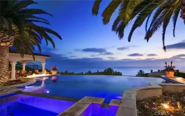 a view of balcony and yard