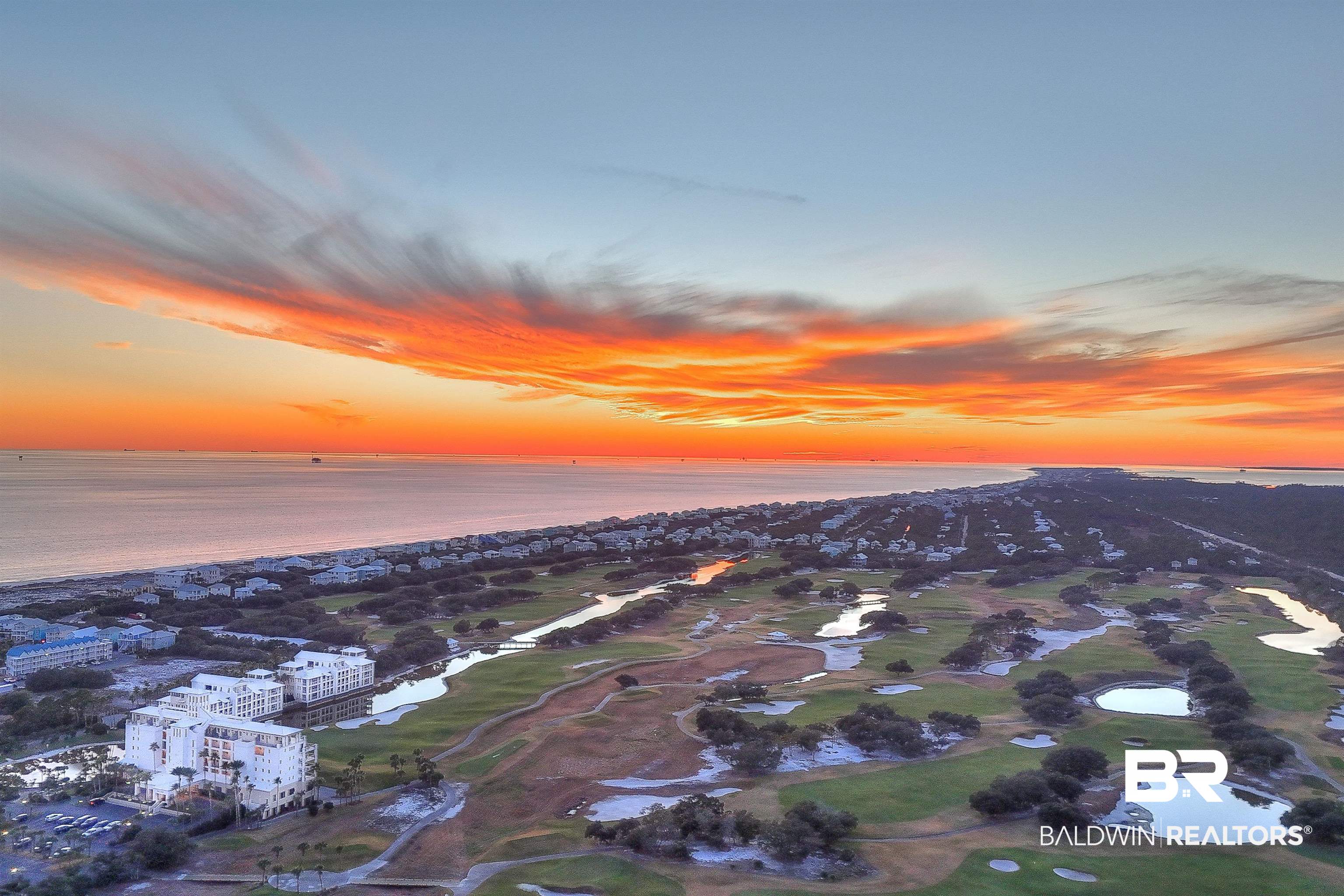 815 Plantation Road, Unit 604 Gulf Shores, AL 36542 - Photo 83 of 86 Aerial View Looking West