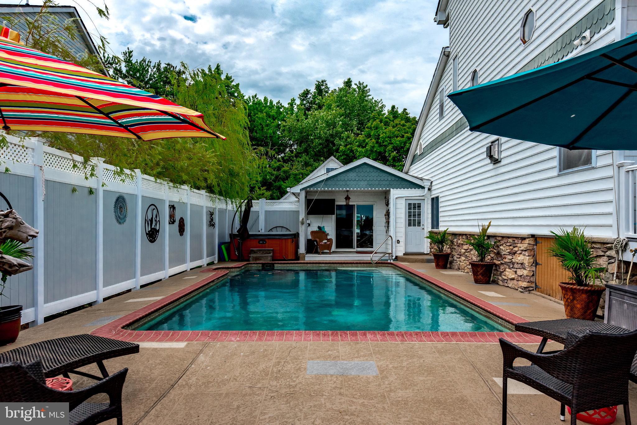 3731 Thomas Point Road Annapolis, MD 21403 - Photo 13 of 90 Beautiful private pool overlooking Fishing Creek.