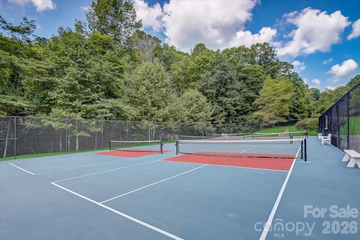 101 Oak Ridge Court Mars Hill, NC 28754 - Photo 42 of 48 a view of outdoor space and tennis court