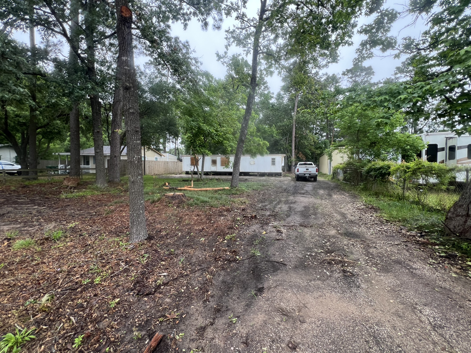 1309 Magnolia Point Drive Houston, TX 77336 - Photo 9 of 10 a view of a yard with tree s