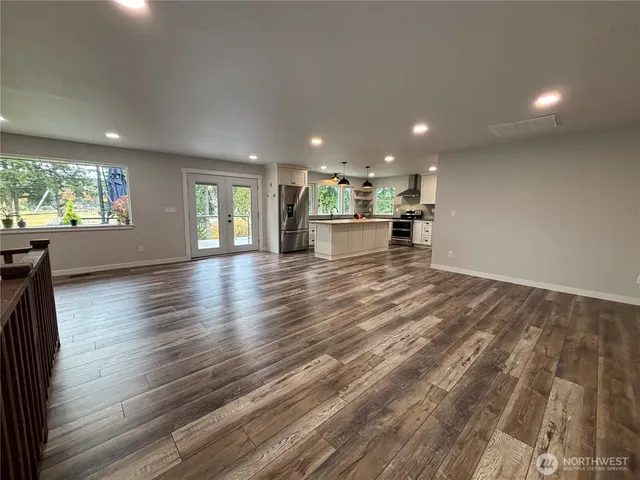 a view of kitchen with breakfast area