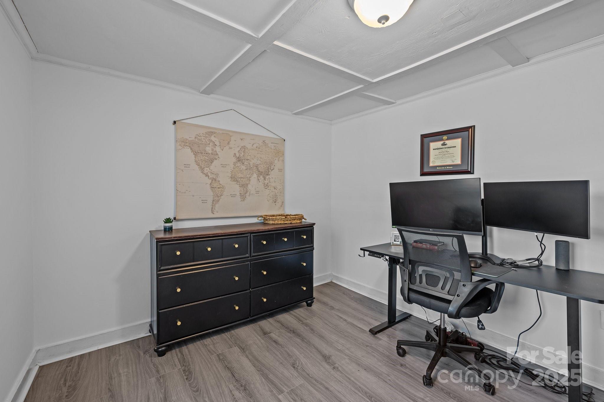 4436 Shiloh Unity Road Lancaster, SC 29720 - Photo 10 of 18 a view of workspace with wooden floor