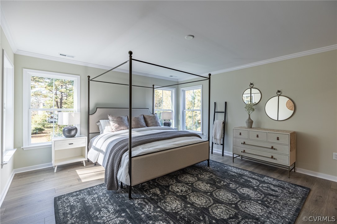 1602 Reed Marsh Place Goochland, VA 23063 - Photo 22 of 41 a bedroom with a bed a window and dresser