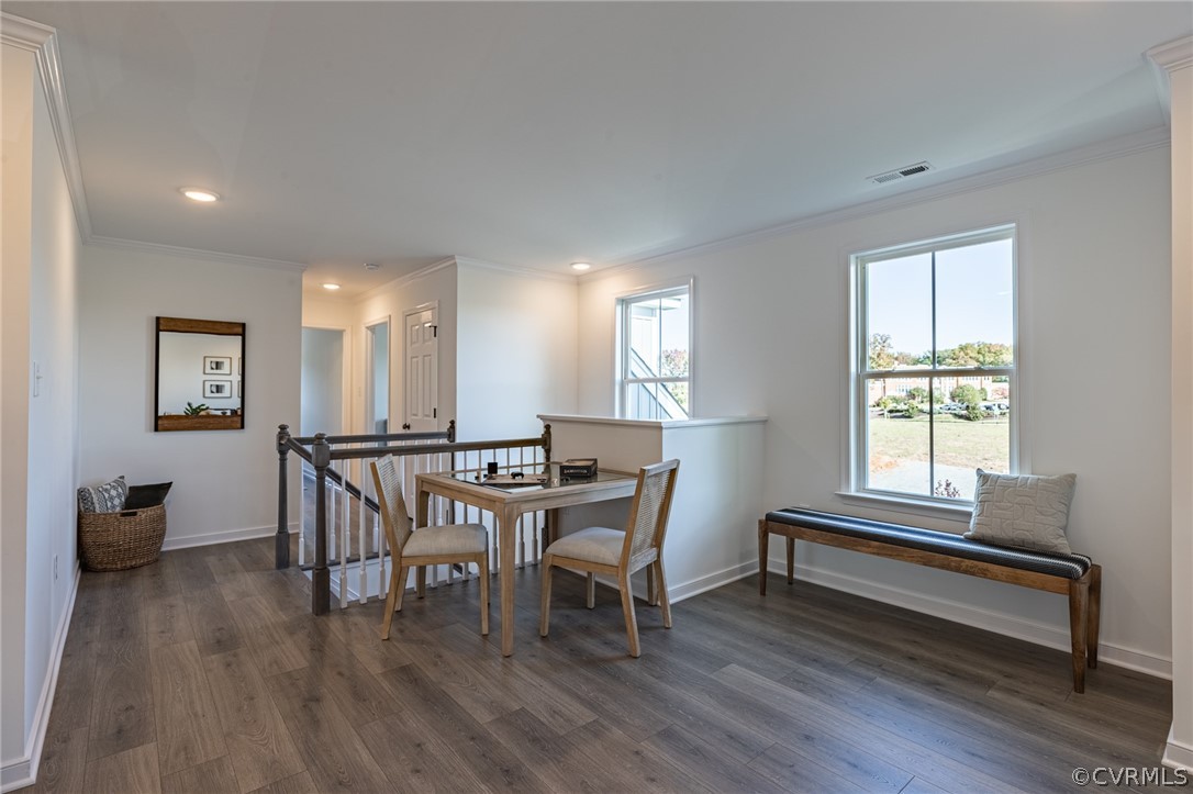 1602 Reed Marsh Place Goochland, VA 23063 - Photo 32 of 41 a dining room with furniture and wooden floor