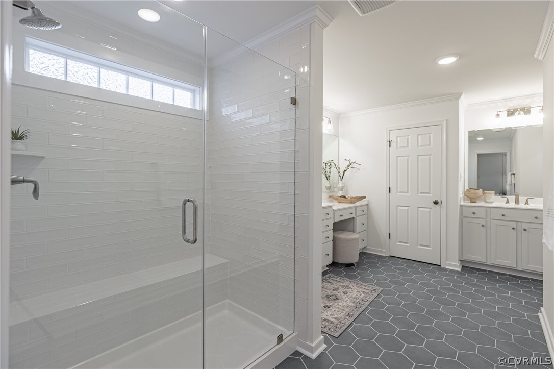 1602 Reed Marsh Place Goochland, VA 23063 - Photo 37 of 41 a bathroom with a sink a toilet and shower