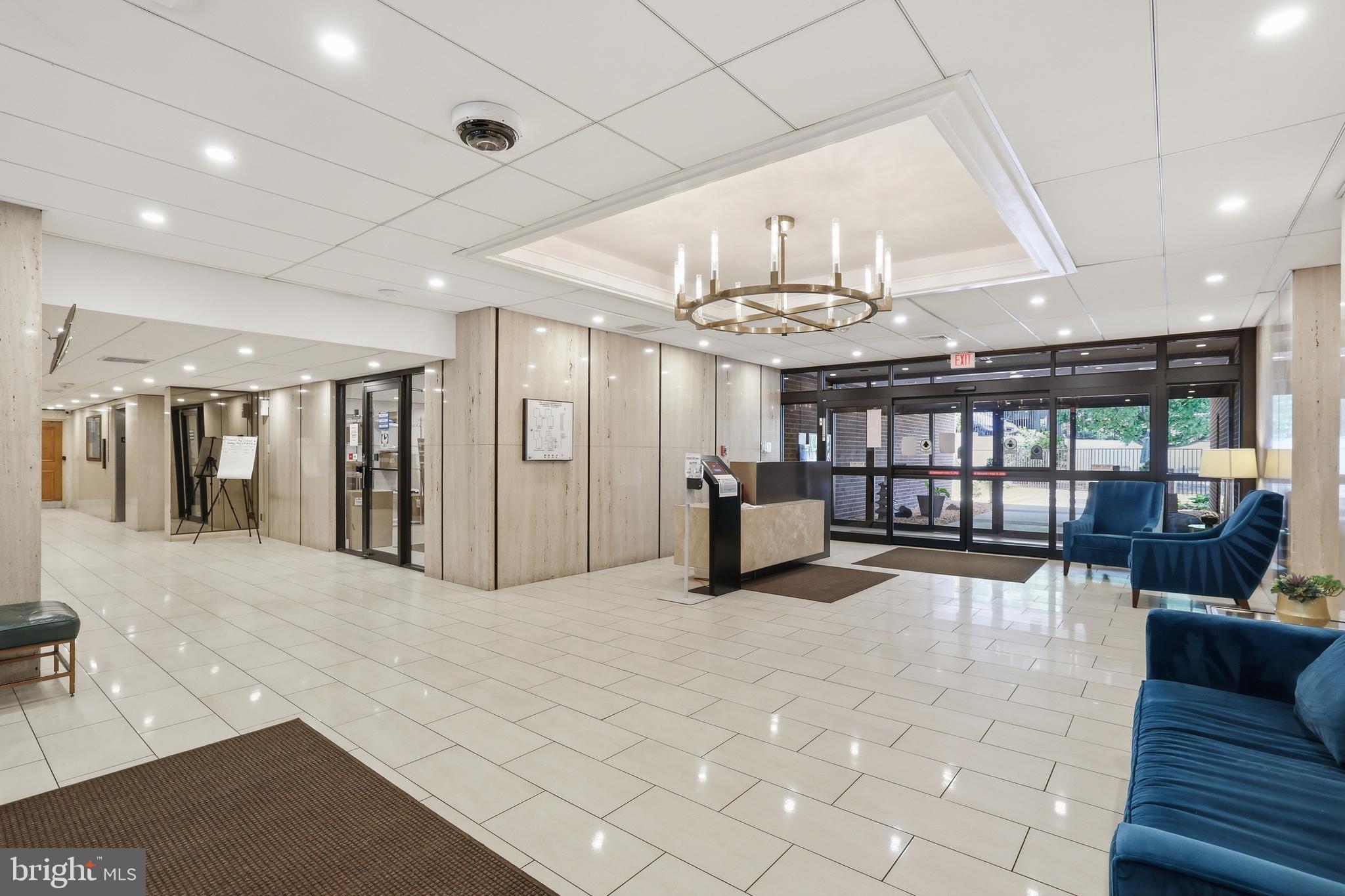 6101 Edsall Road, Unit 502 Alexandria, VA 22304 - Photo 31 of 33 Elegant lobby