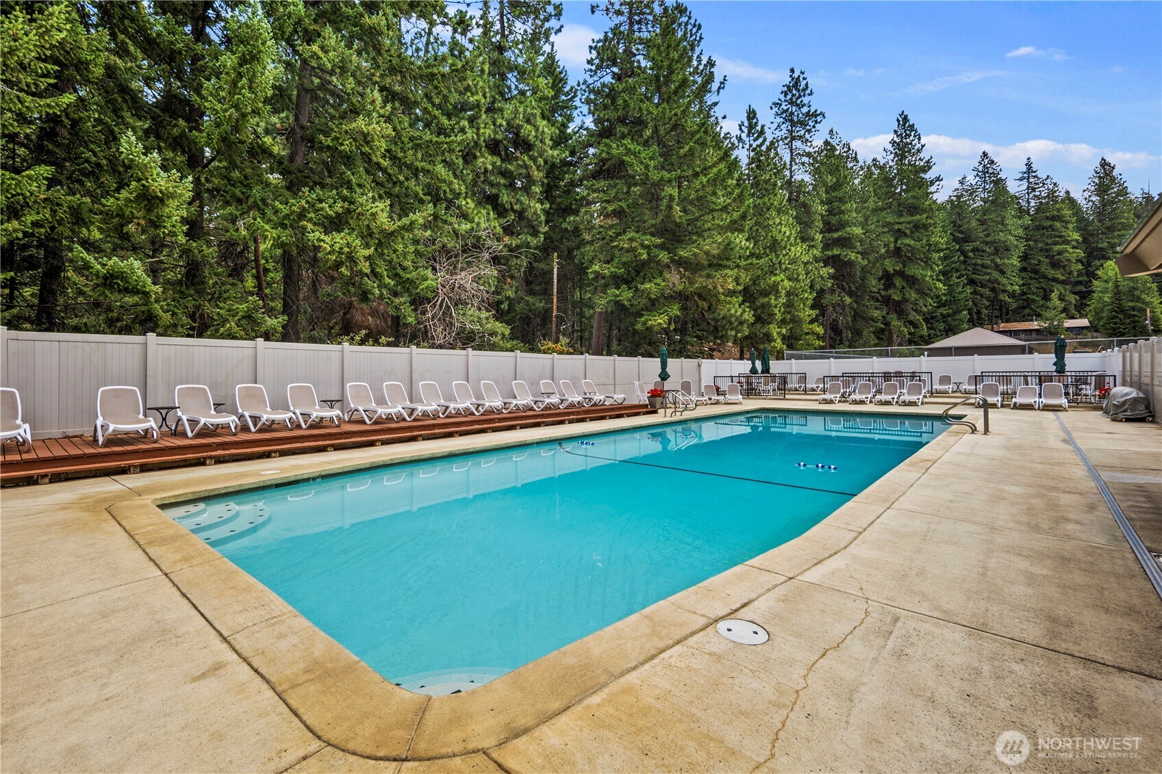 61 Hideaway Lane Ronald, WA 98940 - Photo 29 of 30 a view of a swimming pool with outdoor seating and yard