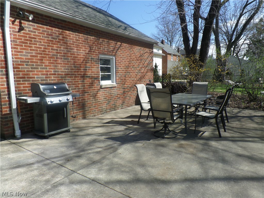 1566 Felton Road South Euclid, OH 44121 - Photo 19 of 21 A view of the back patio, perfect for outdoor entertaining!