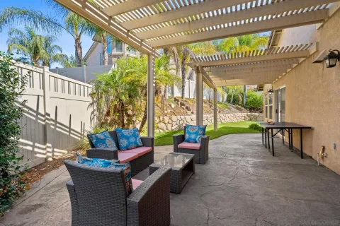 an aerial view of residential building and street