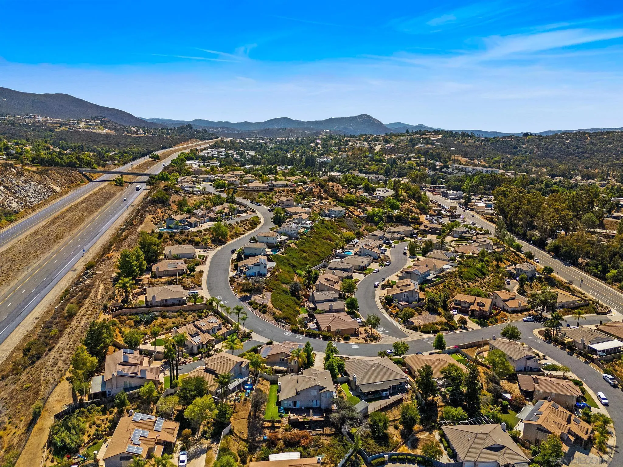 2028 Boulders Road Alpine, CA 91901 - Photo 50 of 56 an aerial view of residential houses with outdoor space