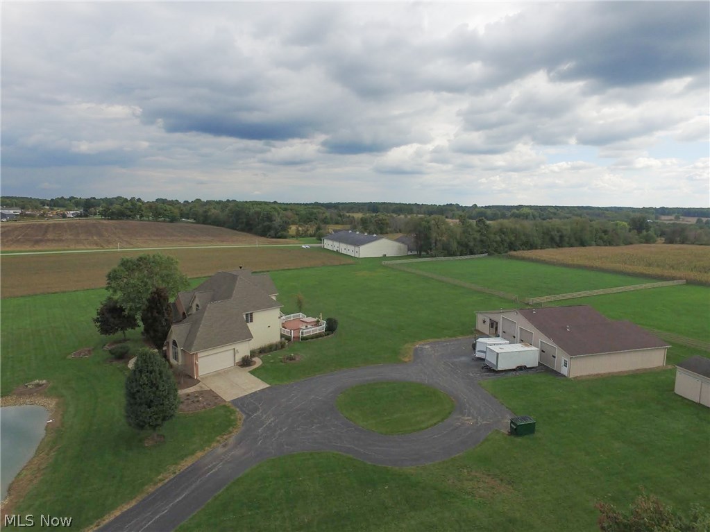 1301 East Pine Lake Road New Springfield, OH 44443 - Photo 24 of 27 Front Arial Photo