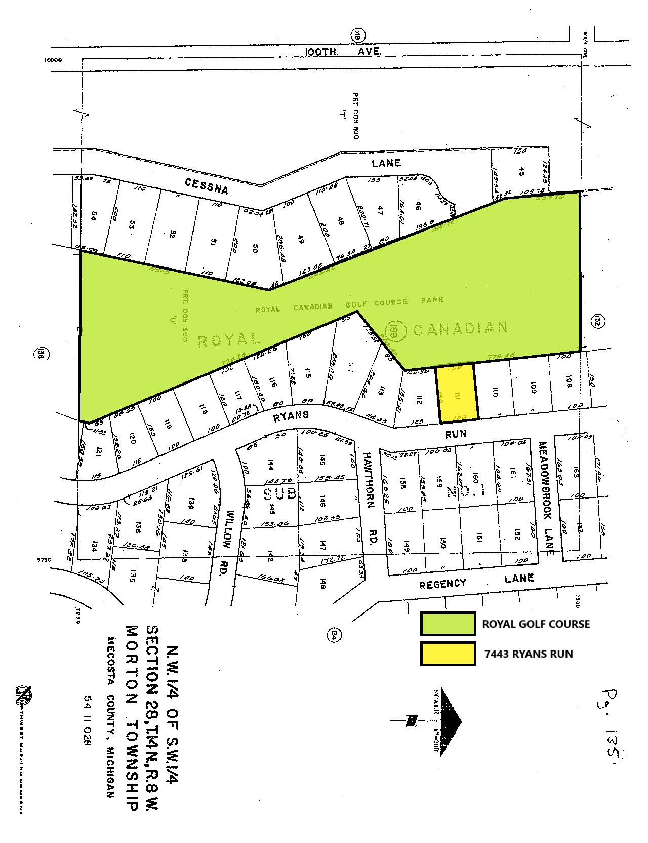 7443 Ryans Run Road, Unit 111 Canadian Lakes, MI 49346 - Photo 3 of 13 Plat Map