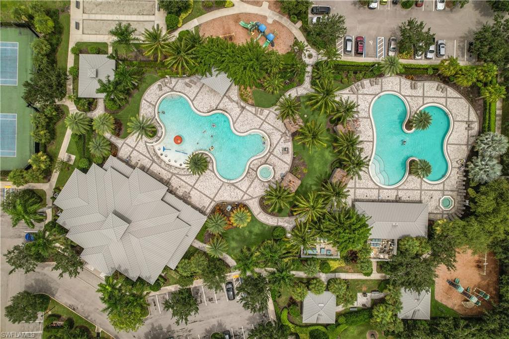 2385 Orchard Street Naples, FL 34120 - Photo 31 of 41 Ariel of adult and family pool