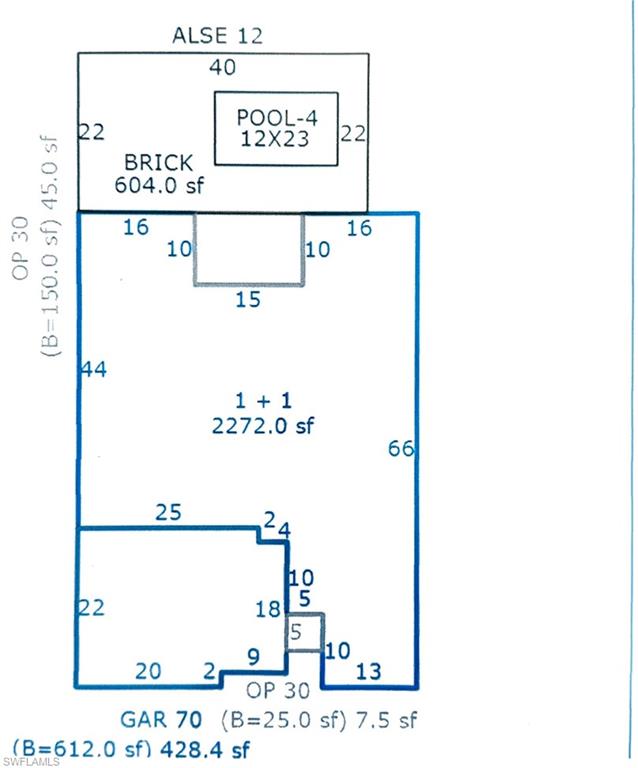 2385 Orchard Street Naples, FL 34120 - Photo 41 of 41 Floor plan