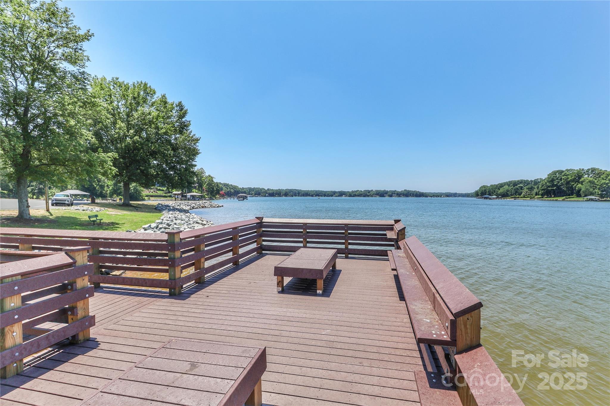 496 Kenway Loop Mooresville, NC 28117 - Photo 16 of 32 a view of outdoor space with wooden floor and lake view