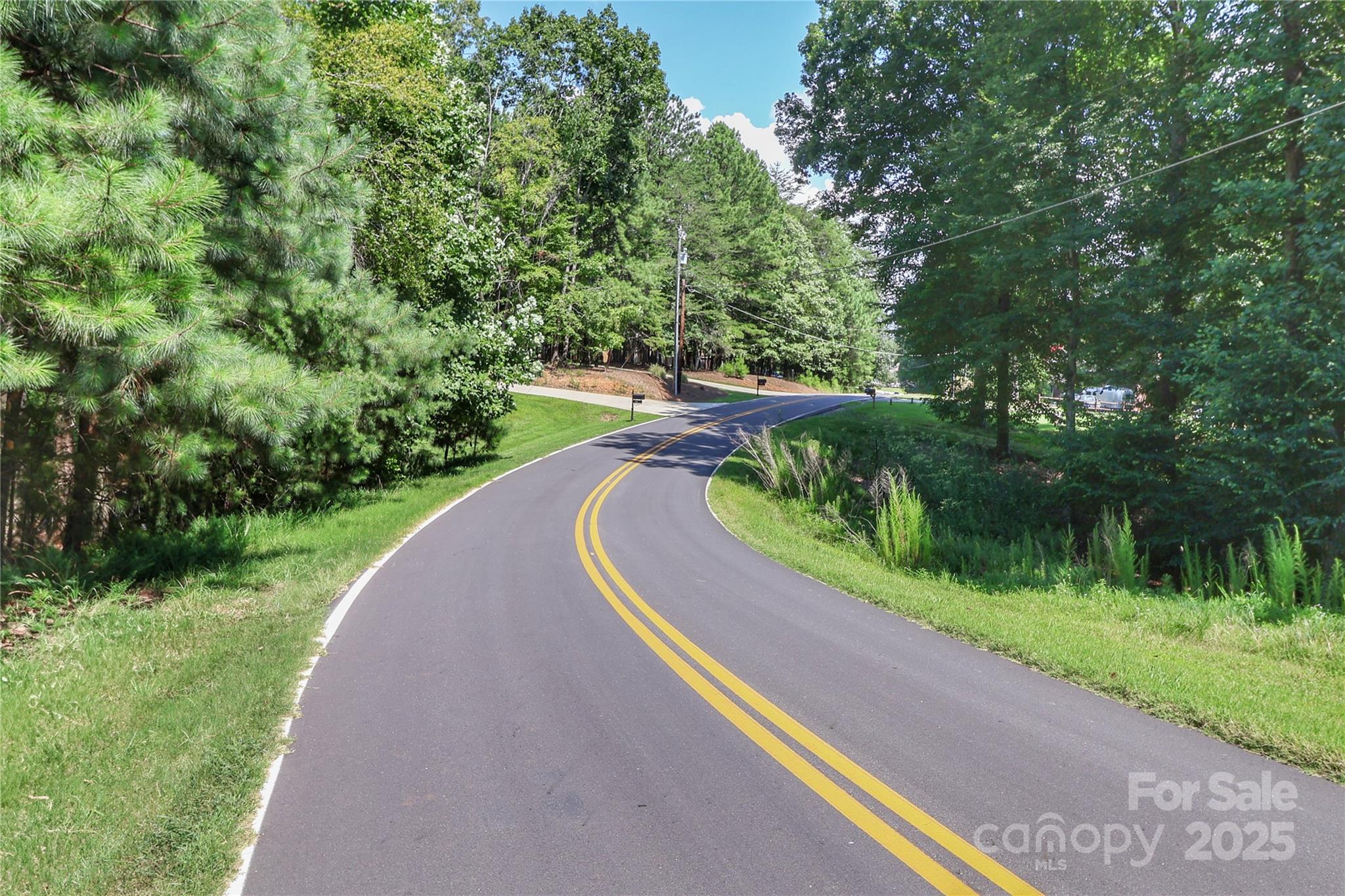 496 Kenway Loop Mooresville, NC 28117 - Photo 5 of 32 a view of a street with a yard and a large tree