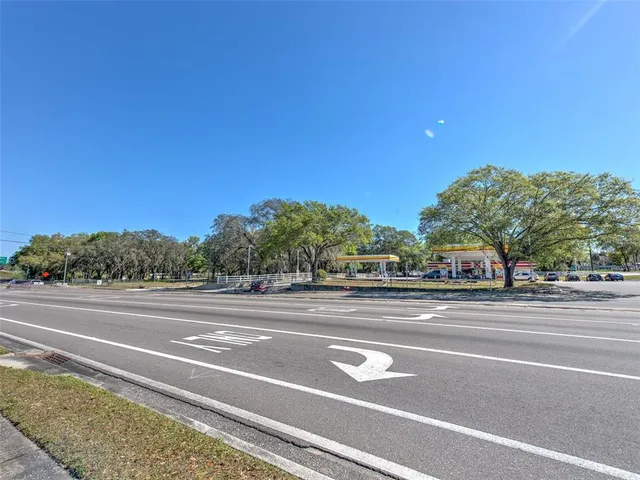 a view of a swimming pool and an ocean view