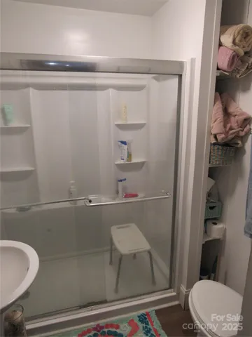 a view of counter top window and dining room