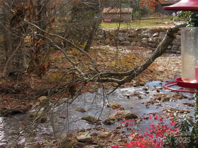 a outdoor view with a sitting space