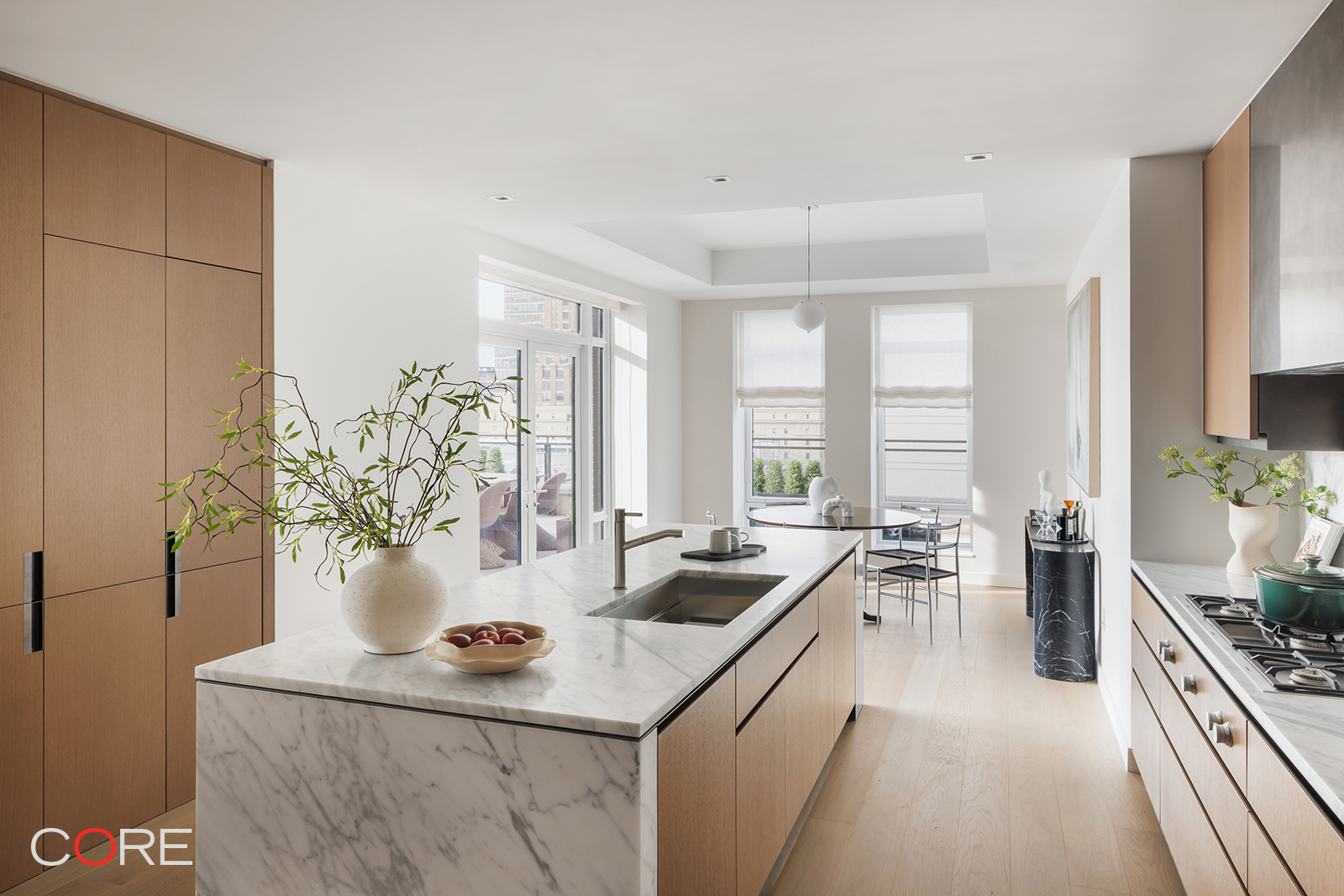 555 West 22nd Street, Unit 11AW Manhattan, NY 10011 - Photo 6 of 15 a view of a living room and dining room