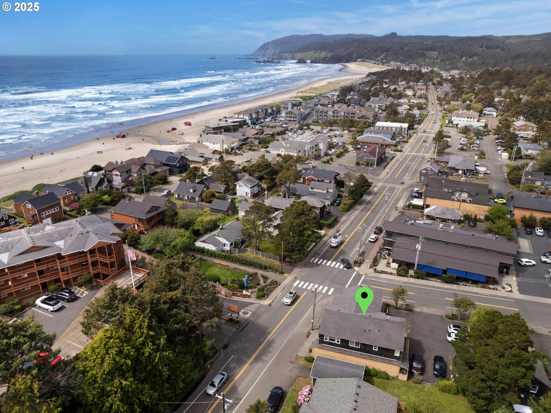 107 Sunset Boulevard Cannon Beach, OR 97110 - Photo 2 of 25 an aerial view of a city