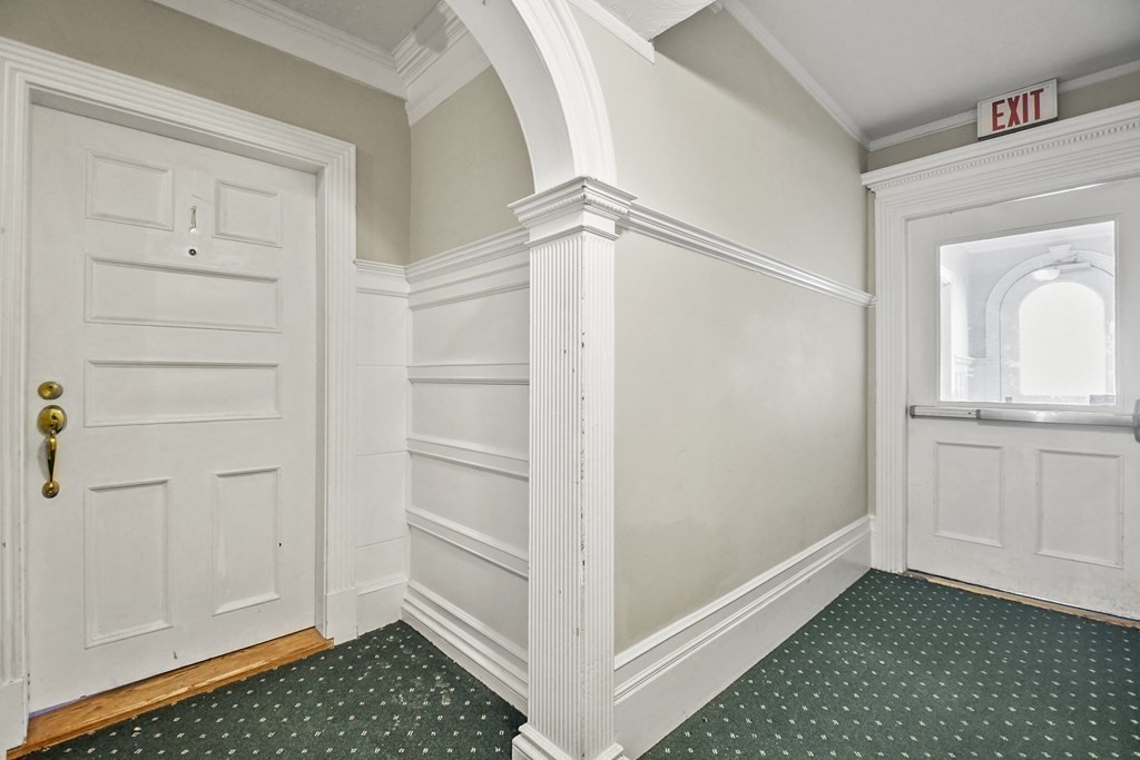 40 Elm Street, Unit 1 Worcester, MA 01609 - Photo 3 of 26 a view of an entryway with wooden floor
