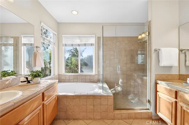 a workspace with furniture and window