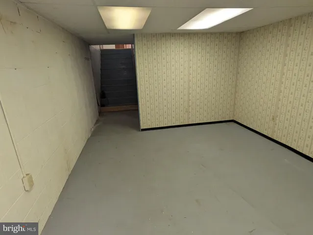 a room with gym equipment