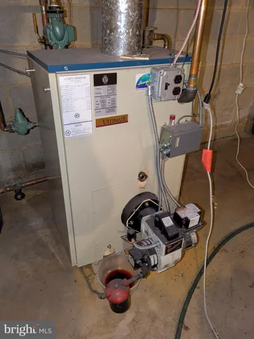 a room with a mirror