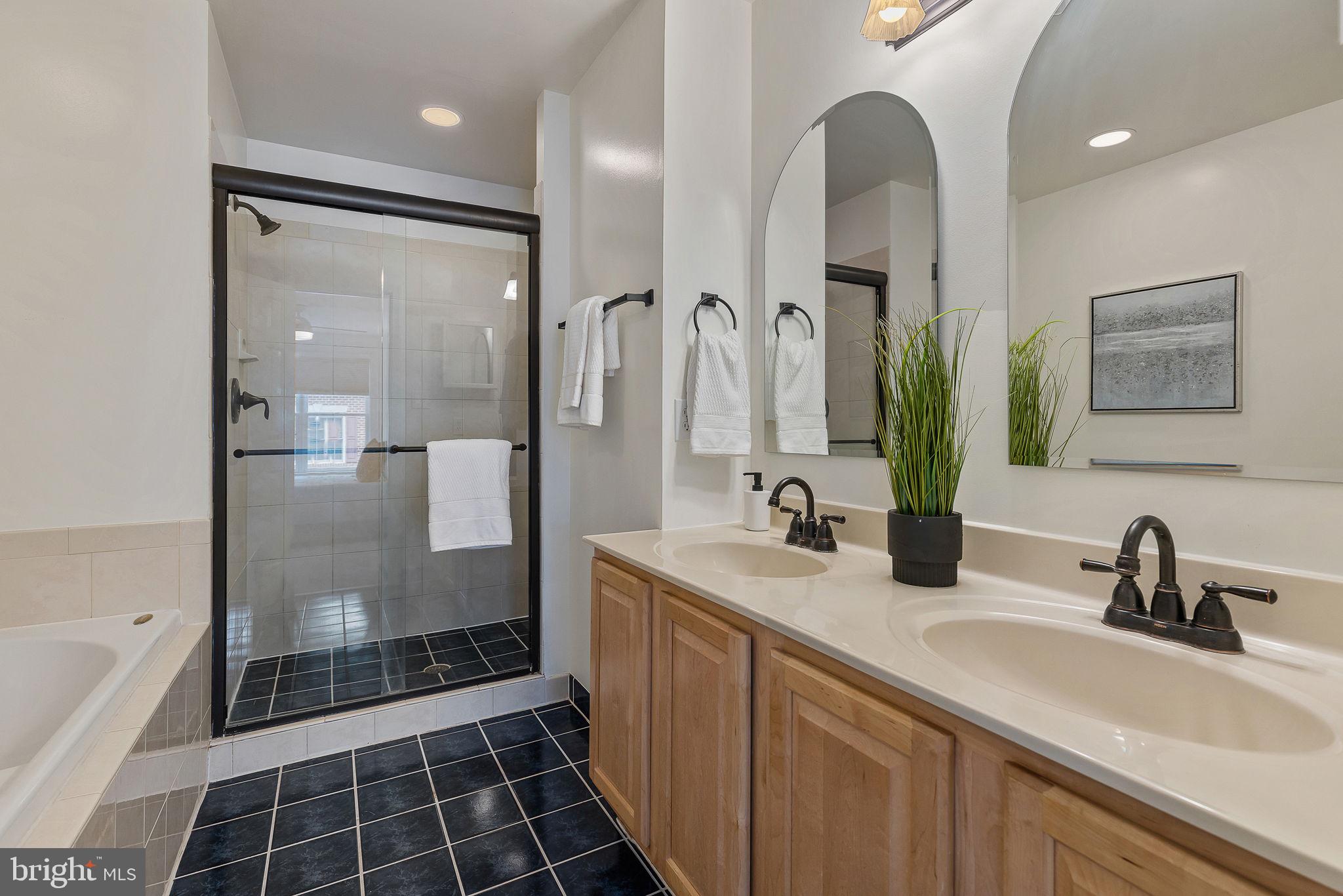 4120 21st Road North Arlington, VA 22207 - Photo 19 of 35 Primary bath dual vanities