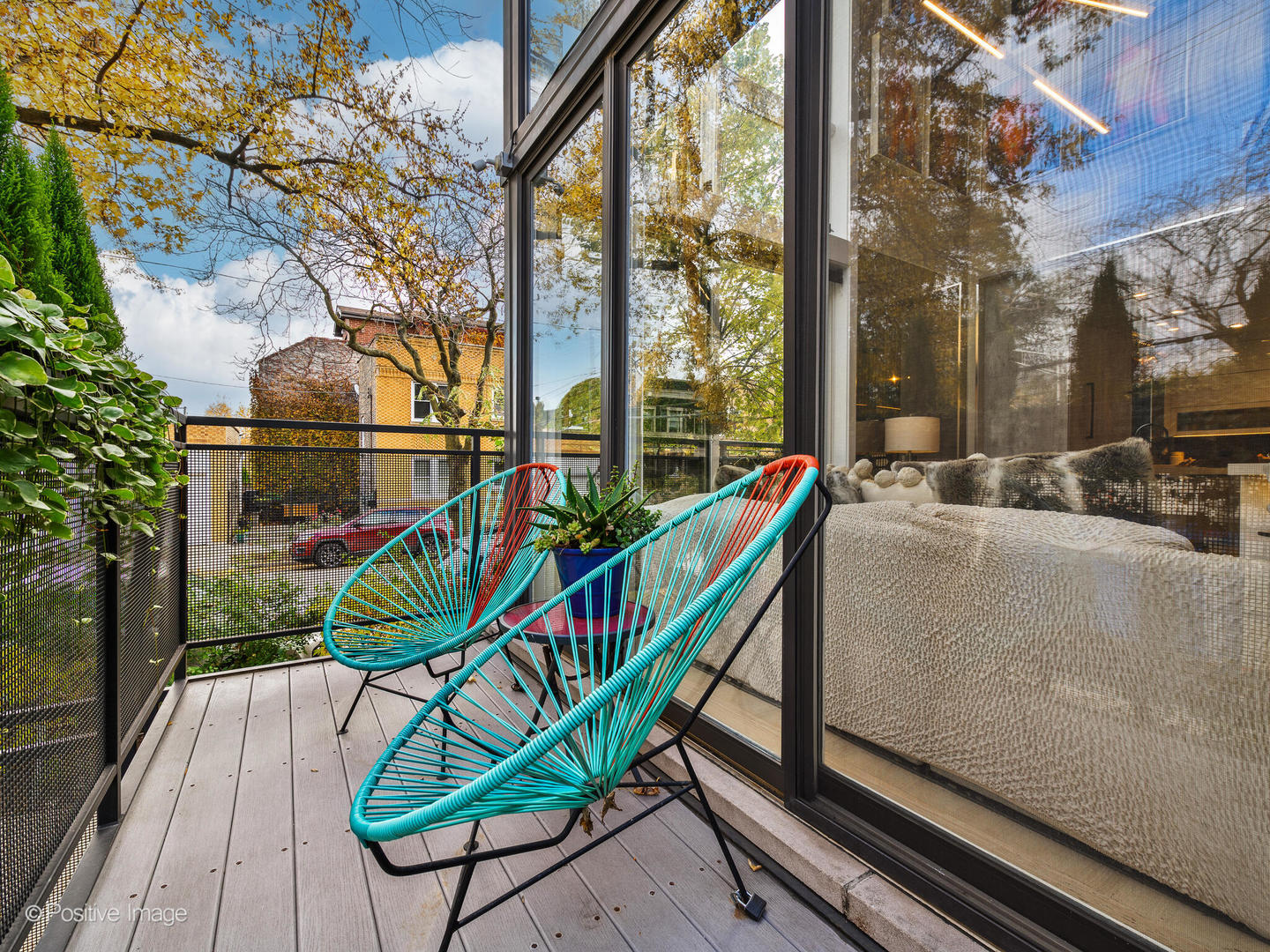 1934 West Armitage Avenue, Unit 2 Chicago, IL 60622 - Photo 26 of 33 a deck view with a seating space