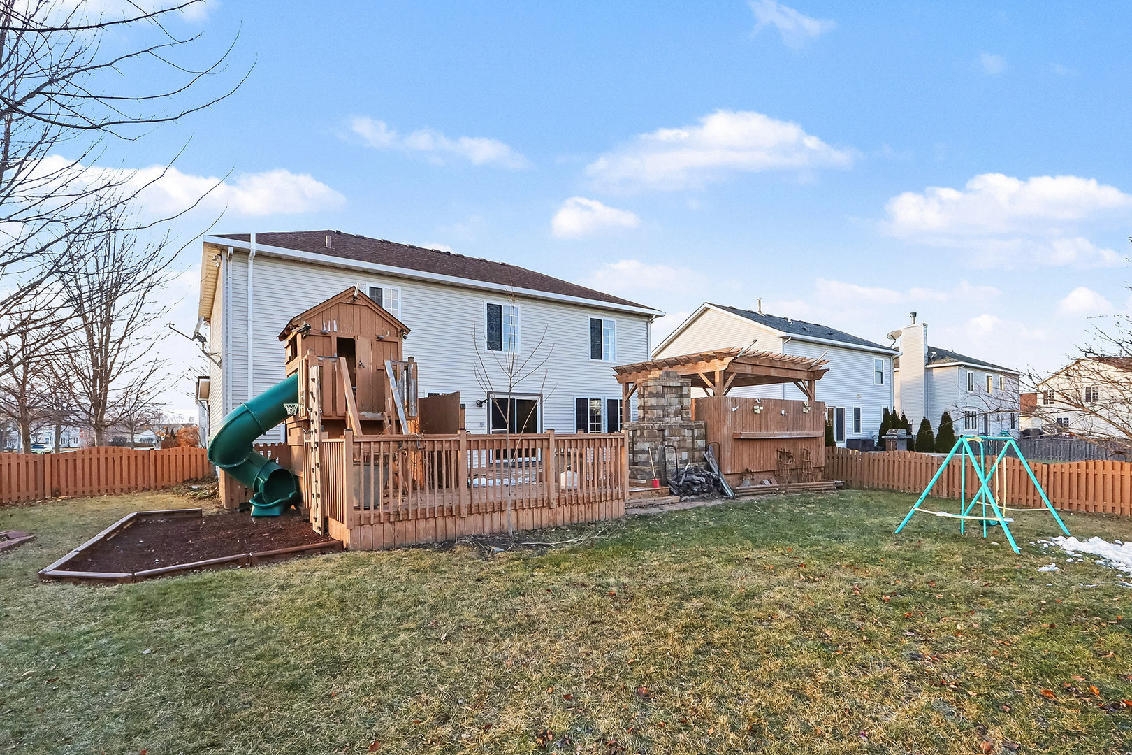 1576 Marigold Lane Minooka, IL 60447 - Photo 24 of 25 a view of a house with a yard and sitting area