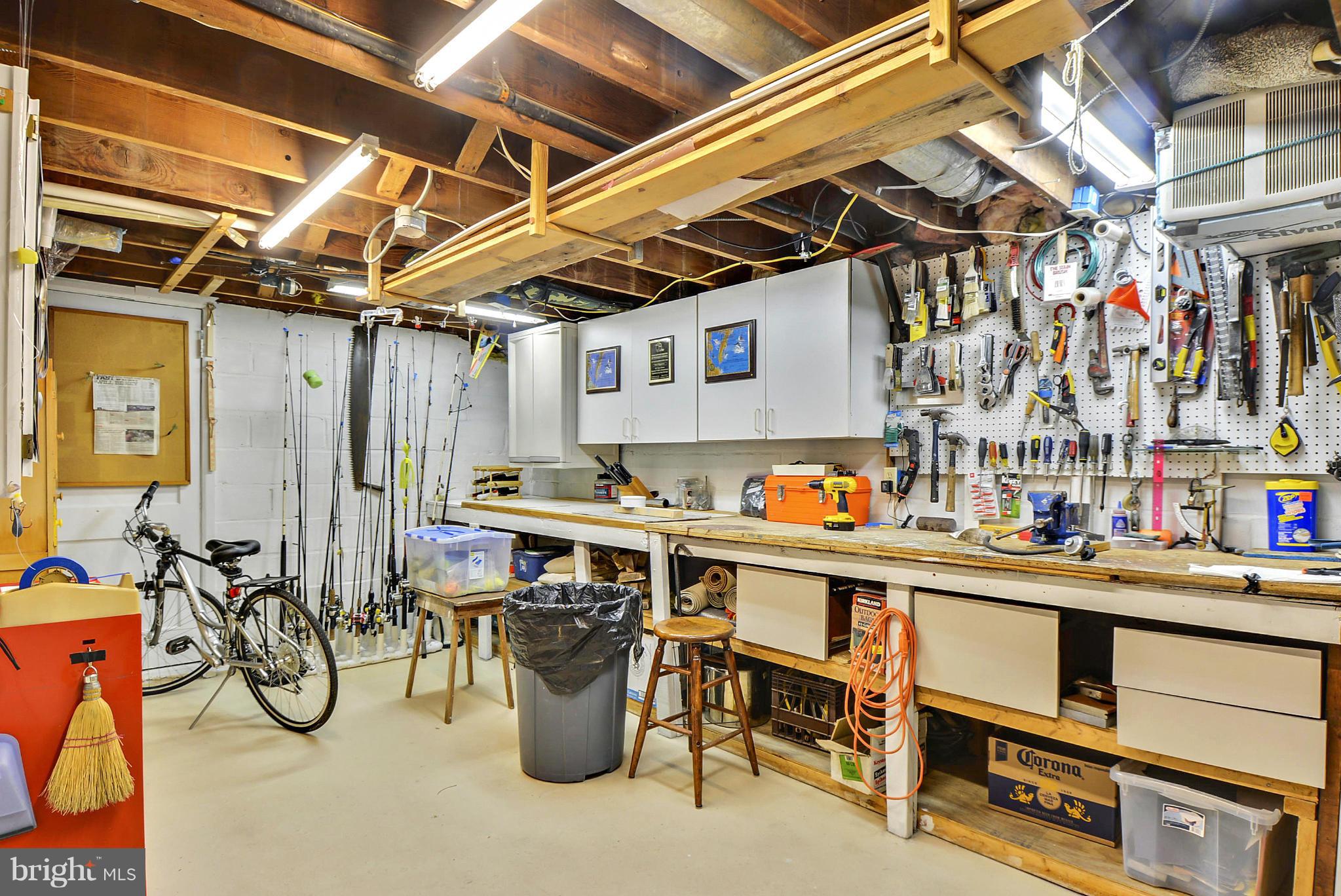 8 Granada Road Pasadena, MD 21122 - Photo 24 of 30 a utility room with lots of wooden furniture