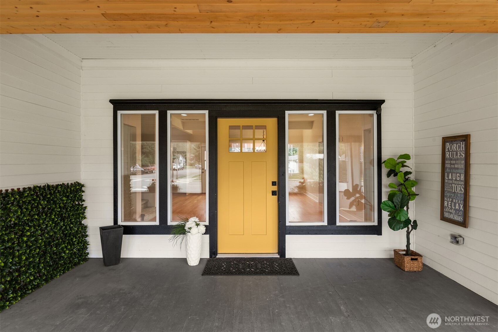 306 3rd Street Sultan, WA 98294 - Photo 3 of 40 a view of an entryway with a garden