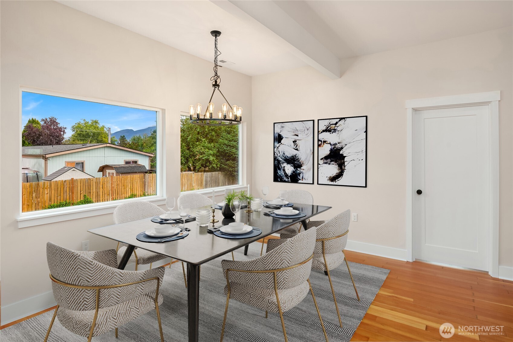 306 3rd Street Sultan, WA 98294 - Photo 8 of 40 a view of a dining room with furniture window and outside view