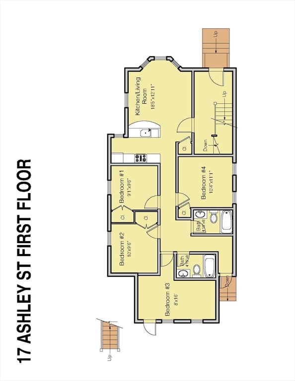 17 Ashley Street, Unit 1 Boston, MA 02130 - Photo 6 of 6