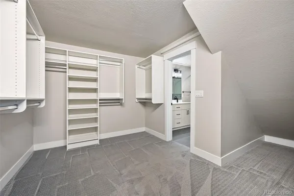 a view of closet area