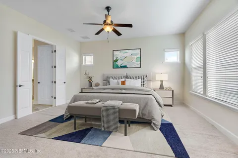 a view of a back yard from a room