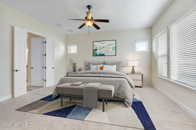 a view of a back yard from a room