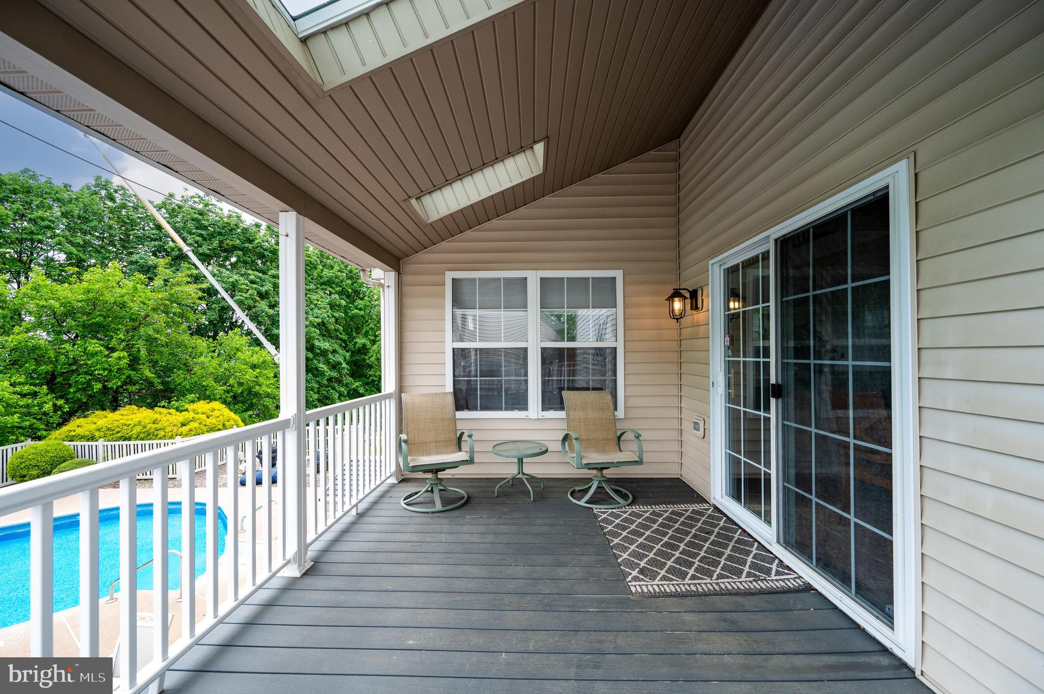 1013 Conifer Road Leesport, PA 19533 - Photo 72 of 102 a balcony with wooden floor and furniture