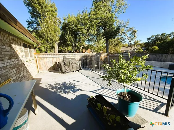 a view of balcony and patio