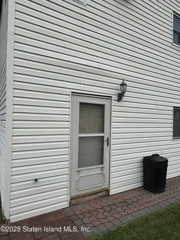 a view of a utility room with a window
