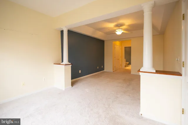 a view of empty room