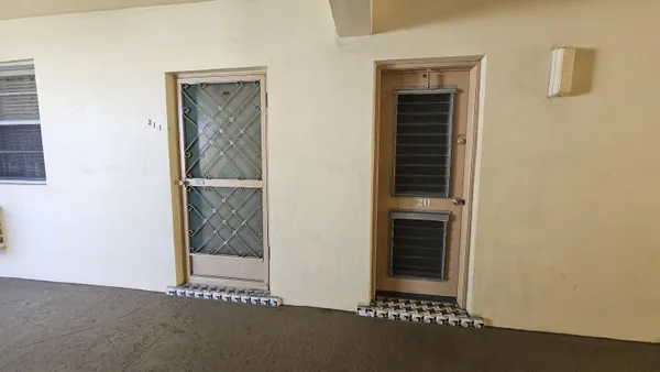 a view of an empty room