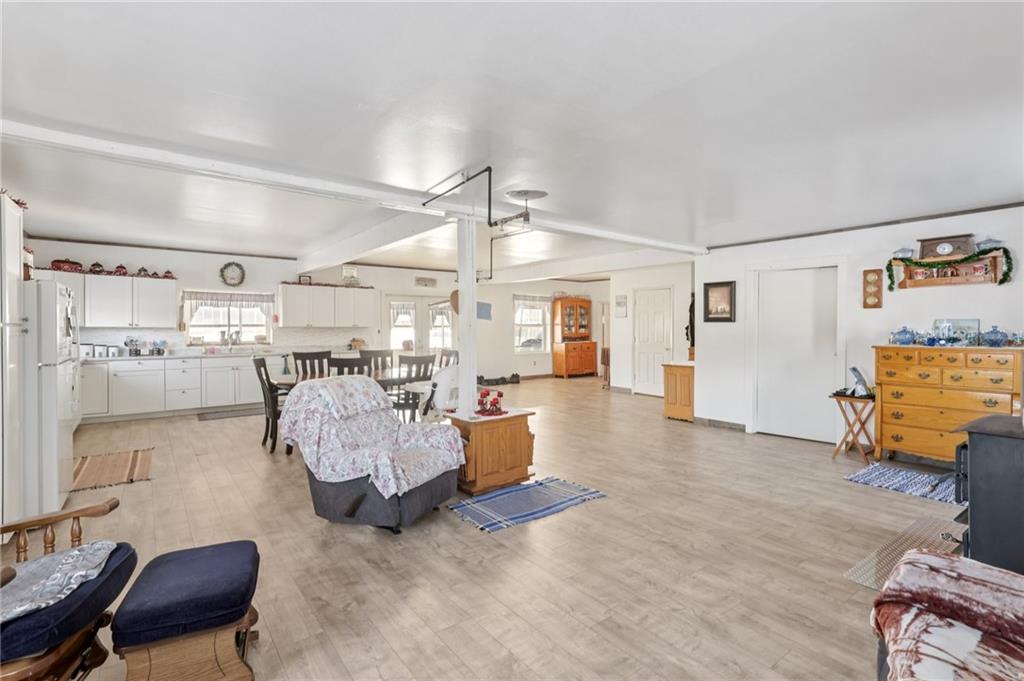 2753 Hemlock Lake Road Rossiter, PA 15772 - Photo 20 of 50 a living room with furniture and kitchen view